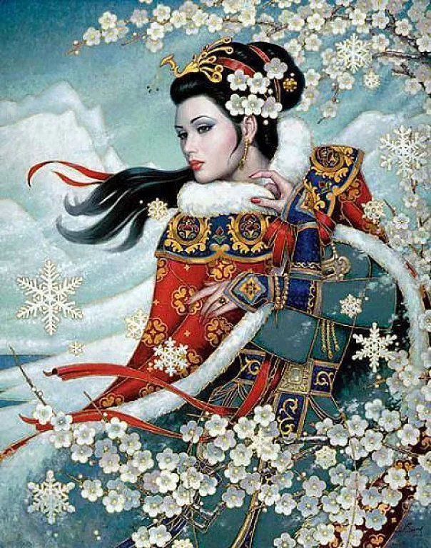punto de cruz geishas | Aprender manualidades es facilisimo. punto de cruz geishas | Aprender manualidades es facilisimo.