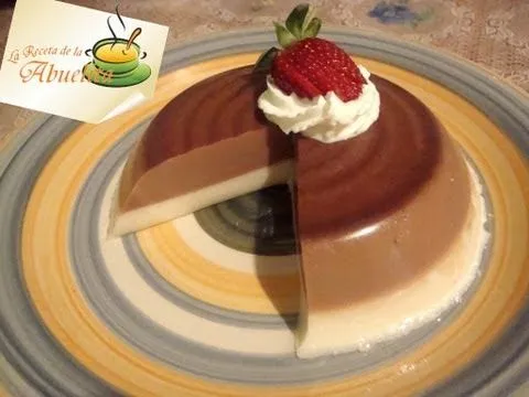 como se hace la gelatina de leche?