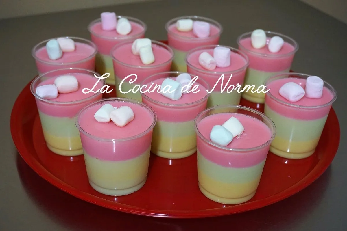 GELATINA DE MALVAVISCOS EN VASITOS ¡¡PARA MESA DE POSTRES!! - La Cocina de Norma GELATINA DE MALVAVISCOS EN VASITOS ¡¡PARA MESA DE POSTRES!! - La Cocina de Norma