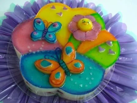 Gelatina de mariposas - Imagui