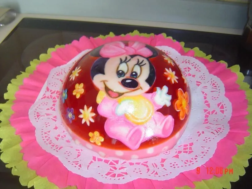 Gelatina Minnie Minnie gelatin // Vilma Reyes Caracas Venezuela ...