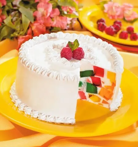 gelatina de mosaico con crema chantilly | gelatinas decoradas ... gelatina de mosaico con crema chantilly | gelatinas decoradas ...
