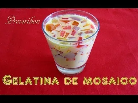 Gelatina de Mosaico Facil y Rapido / Gelatin Mosaic easy and fast ...