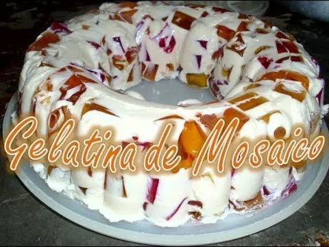 Gelatina de Mosaico :) - YouTube