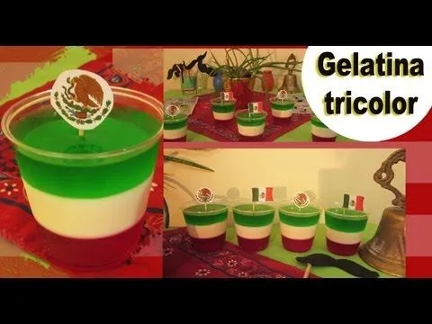 GELATINA TRICOLOR para estas fiestas Patrias - YouTube