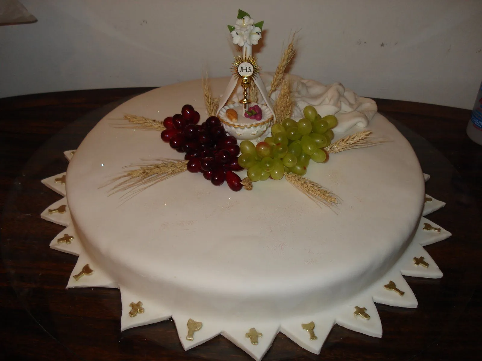 Gelatina decorada para primera comunión - Imagui