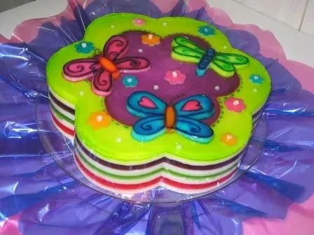 Gelatina de mariposas - Imagui
