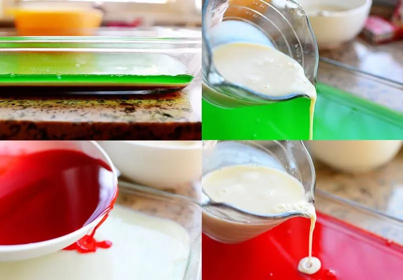 Gelatinas navideñas, ¡de colores! - Recetín
