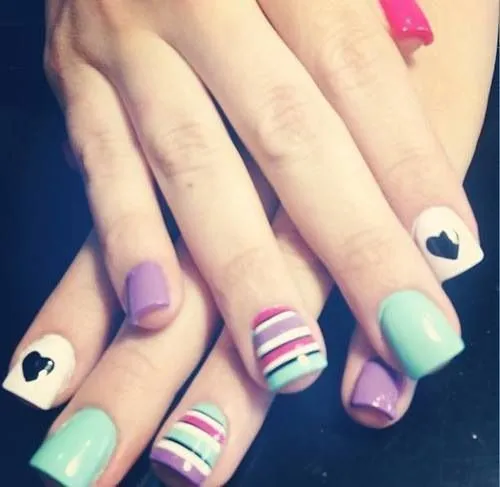 Gelish | Uñas | Pinterest | Cute Nails, Nails and Moda