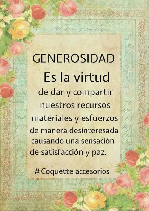 generosidad