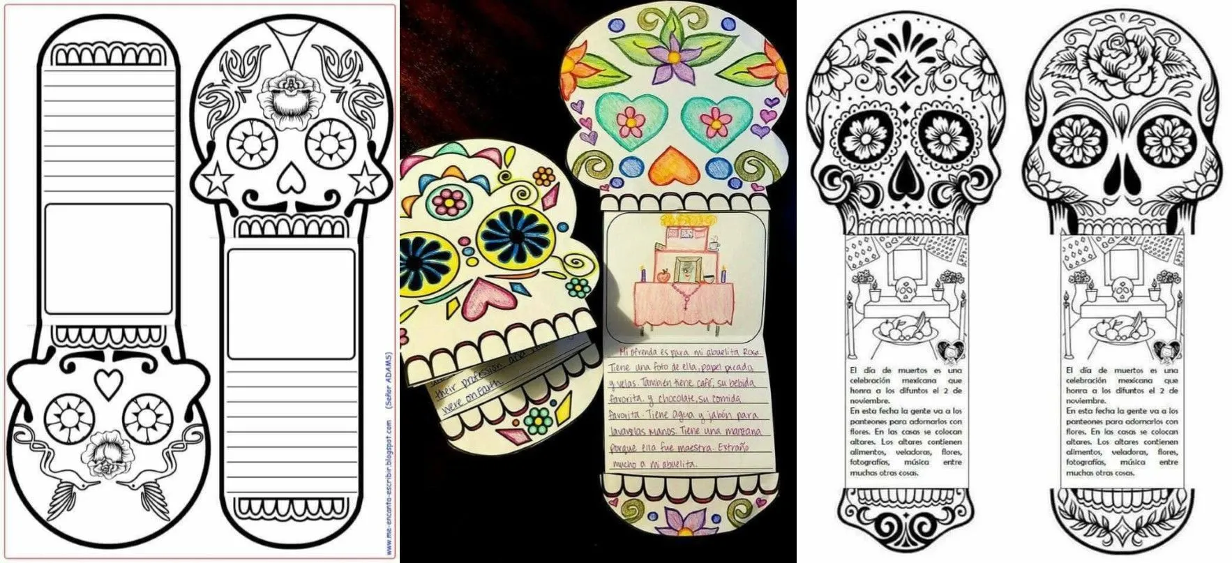 Geniales calaveras interactivas de día de muertos | Material Educativo