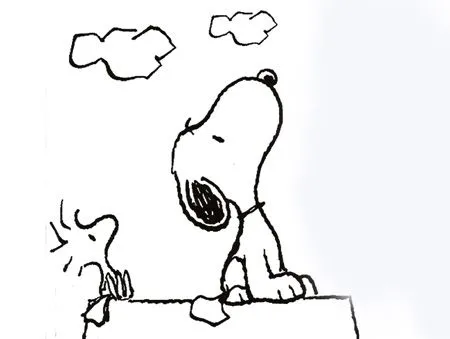 Dibujo de snoopy - Imagui