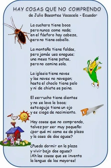 GENTE MENUDITA: POESÍAS INFANTILES - ECUADOR GENTE MENUDITA: POESÍAS INFANTILES - ECUADOR