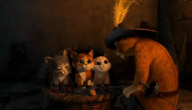 gente detras de las paredes: El Gato con botas y los 3 diablos (