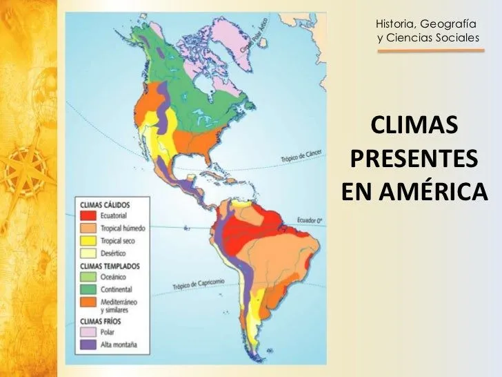 Geografía de américa, 5to básico