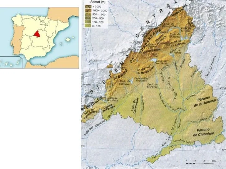 Geografía física de la Comunidad de Madrid