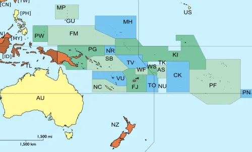 Geografía de Oceanía: límites, costas, grandes conjuntos y países ... Geografía de Oceanía: límites, costas, grandes conjuntos y países ...