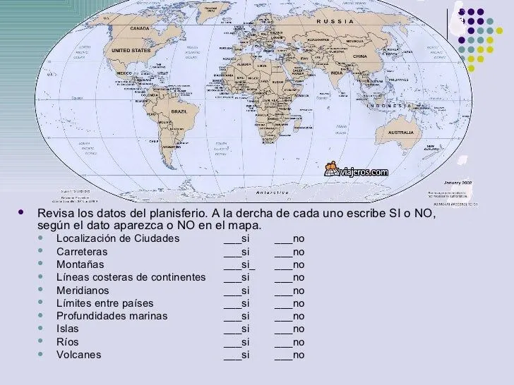 LA GEOGRAFIA DEL PLANETA