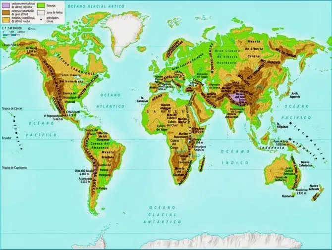 Geography Blog: COMENTARIO MAPA MUNDI
