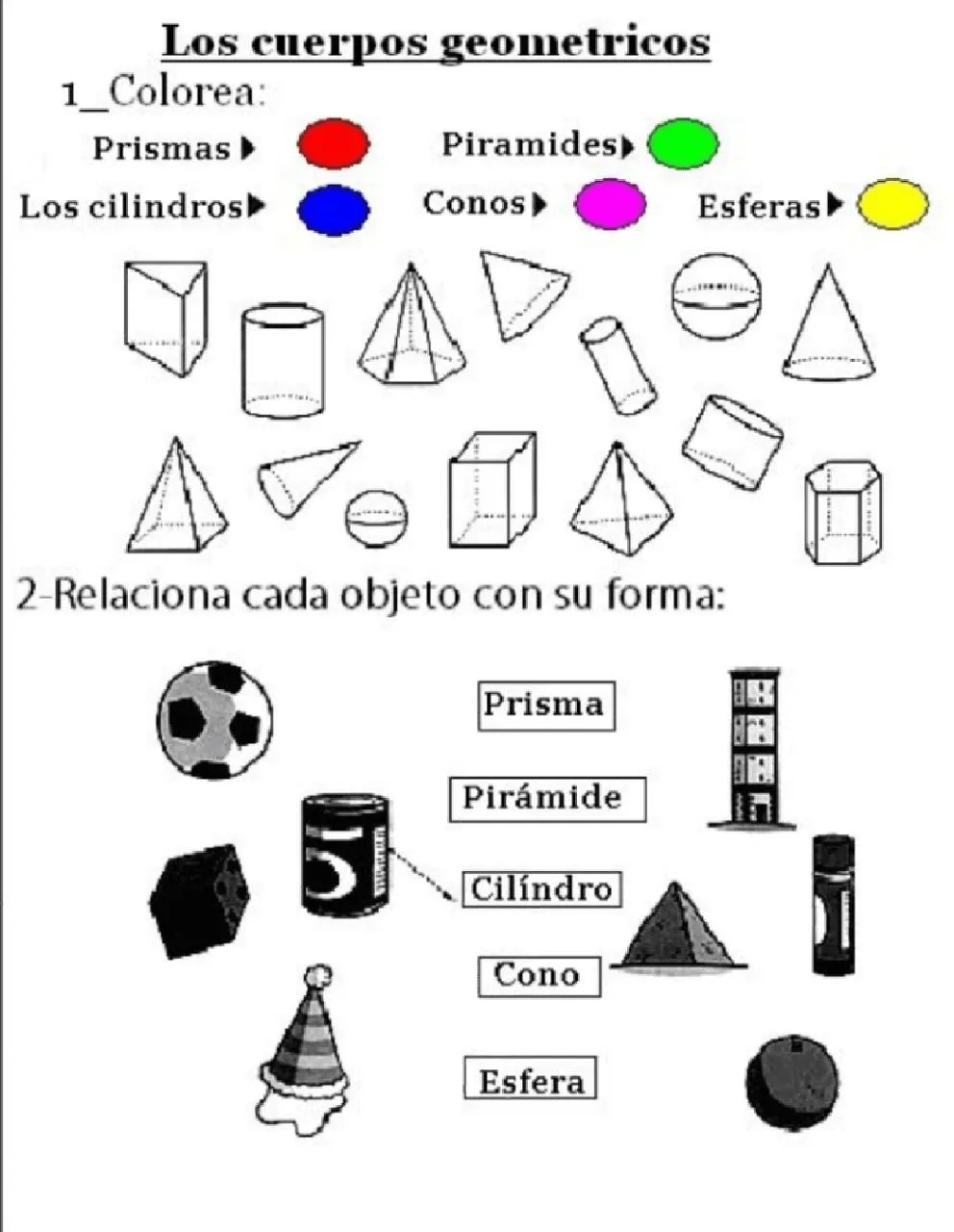 GEOMETRÍA | Cuerpos geometricos actividades, Figuras y cuerpos geometricos, Cuerpos geometricos para colorear GEOMETRÍA | Cuerpos geometricos actividades, Figuras y cuerpos geometricos, Cuerpos geometricos para colorear