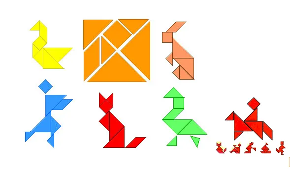 La Geometría es divertida!: ELMER NOS PRESENTA EL TANGRAM La Geometría es divertida!: ELMER NOS PRESENTA EL TANGRAM