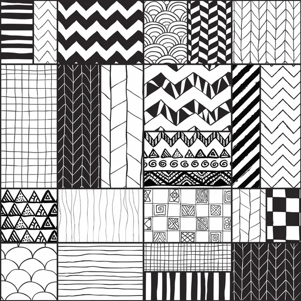 Geométrica de fondo sin fisuras abstracta dibujado a mano — Vector ... Geométrica de fondo sin fisuras abstracta dibujado a mano — Vector ...