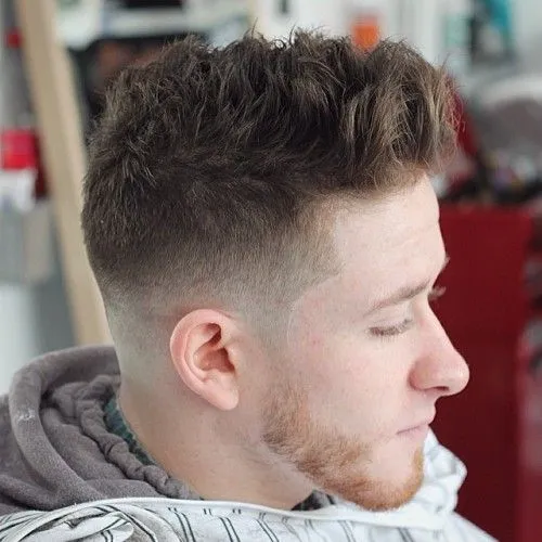 George Coady | Major repair job. Low fade, textured top #menshair...