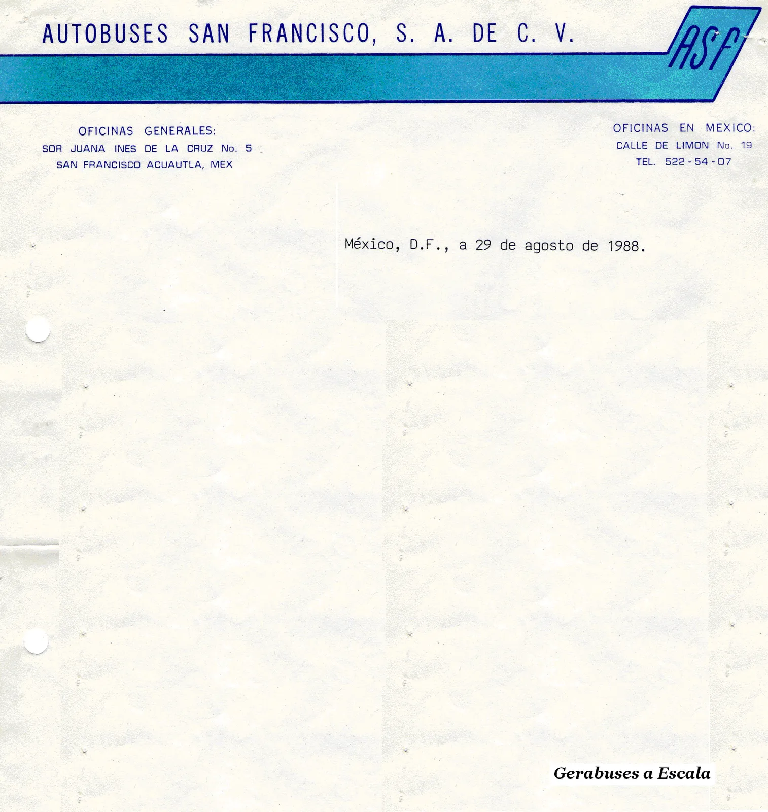 Gerabuses a Escala: AUTOBUSES SN FRANCISCO - Gerabuses a Escala: AUTOBUSES SN FRANCISCO -