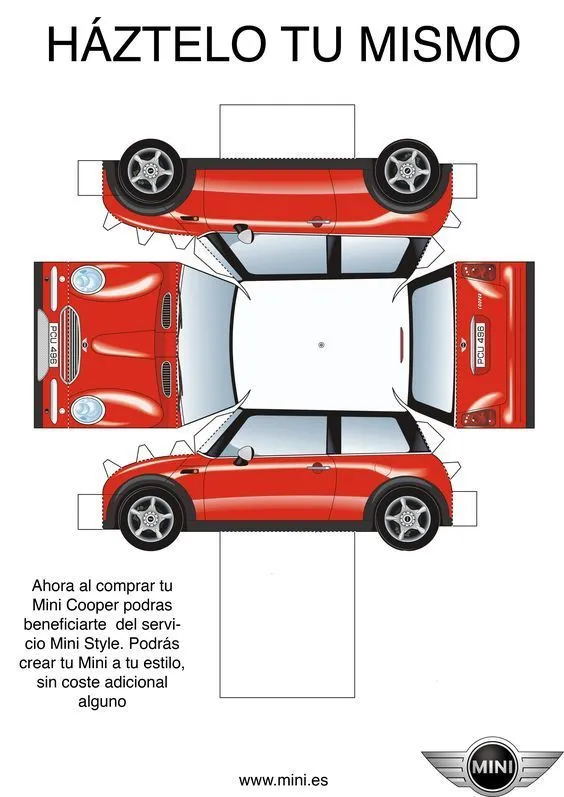 Gerelateerde afbeelding | Coche de cartón, Molde de carro, Carritos de  carton