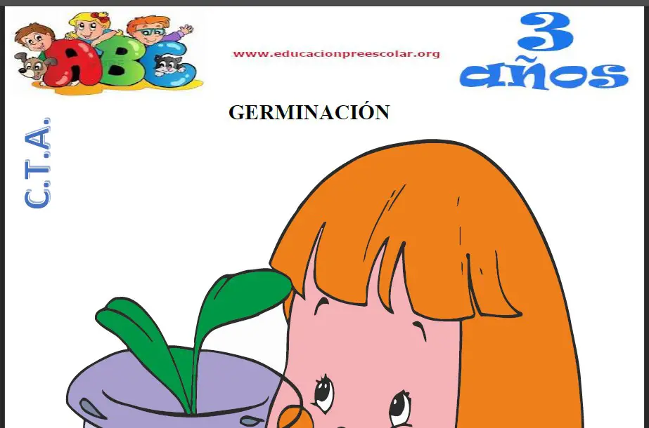 La Germinación Para Niños de 3 Años — Educación Preescolar La Germinación Para Niños de 3 Años — Educación Preescolar