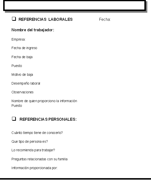 Ejemplo de referencia personal - Imagui