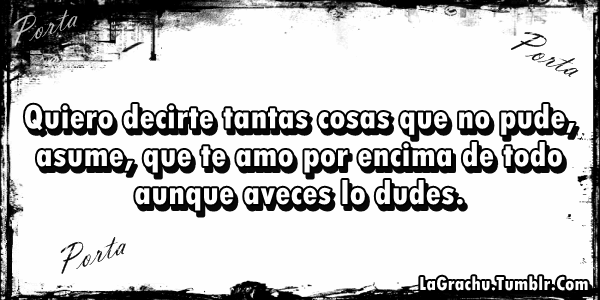 Gяαcнu♥ • No fue la suerte quien nos unió y no me alejaria...