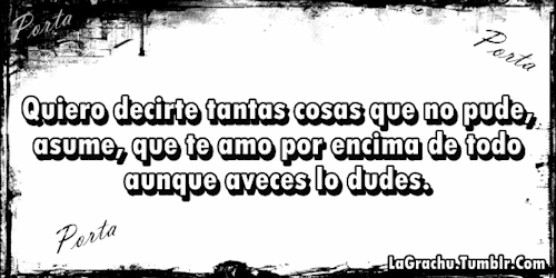 Gяαcнu♥ • No fue la suerte quien nos unió y no me alejaria...