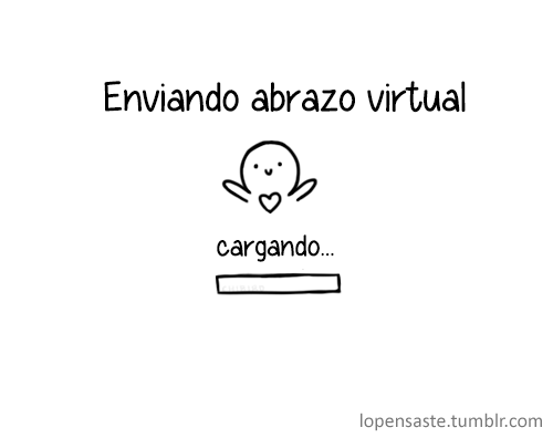 gif abrazo virtual | Tumblr