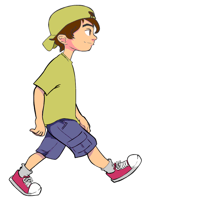 Gif animado andando - Imagui