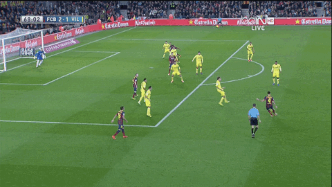 GIF: Neymar Scores Twice for Barcelona vs. Villarreal | Bleacher ... GIF: Neymar Scores Twice for Barcelona vs. Villarreal | Bleacher ...