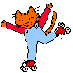 Gifs animados de gatos graciosos