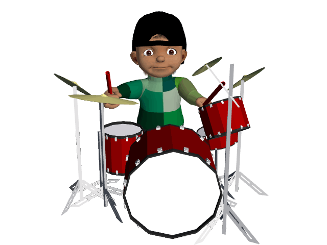 Baterias musicales animadas - Imagui