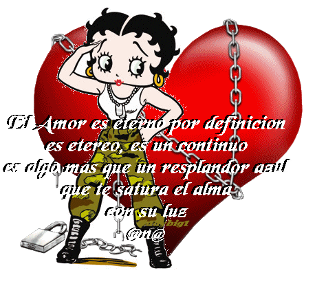 Gifs Betty Boop con corazones para San Valentín frases amor ... Gifs Betty Boop con corazones para San Valentín frases amor ...