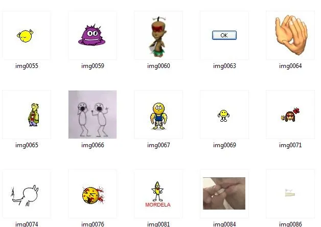 Gifs, emoticones animados para msn