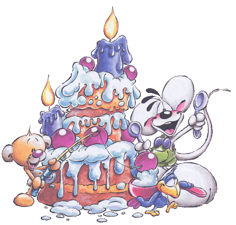 GIFS : GIFS DE ANIMALITOS FESTEJANDO CUMPLEAÑOS
