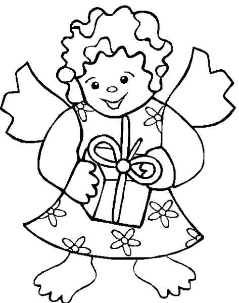 Aventuras con Jesús: ÁNGELES PARA COLOREAR