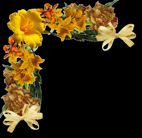 Gifs y Fondos PazenlaTormenta: ESQUINEROS PARA FOTOS DE FLORES