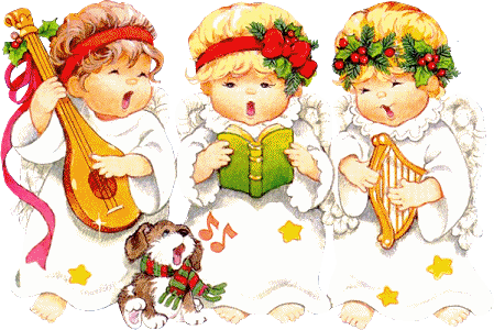 Gifs y Fondos PazenlaTormenta: GIFS ÁNGELES DE NAVIDAD