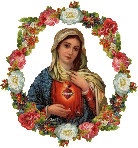 GIFS : IMÁGENES ANIMADAS DE LA VIRGEN MARÍA