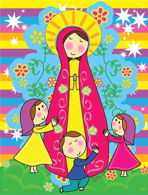 Gifs y Fondos PazenlaTormenta: IMÁGENES DE LA VIRGEN MARÍA PARA NIÑOS