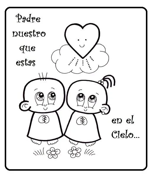 Gifs y Fondos PazenlaTormenta: ORACIÓN DEL PADRE NUESTRO PARA COLOREAR Gifs y Fondos PazenlaTormenta: ORACIÓN DEL PADRE NUESTRO PARA COLOREAR