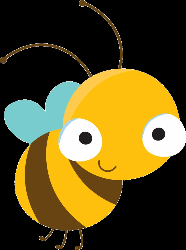 GIFS : IMÁGENES DE ABEJAS COLORIDAS