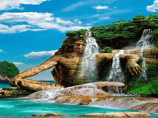 GIFS DE NATURALEZA: Paisajes de cascadas