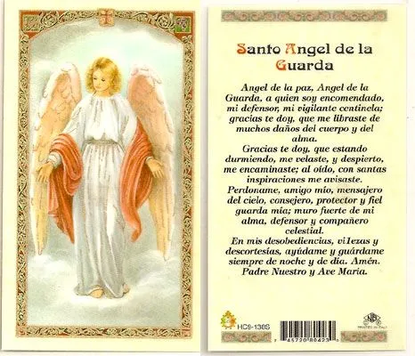 Oracion de angel de mi guarda - Imagui